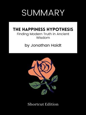 cover image of SUMMARY--The Happiness Hypothesis